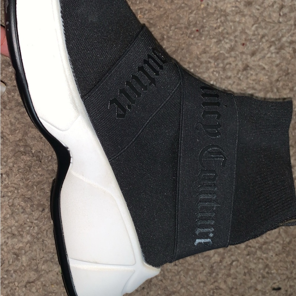 Juicy Couture Monochrome High-Top Sneakers
